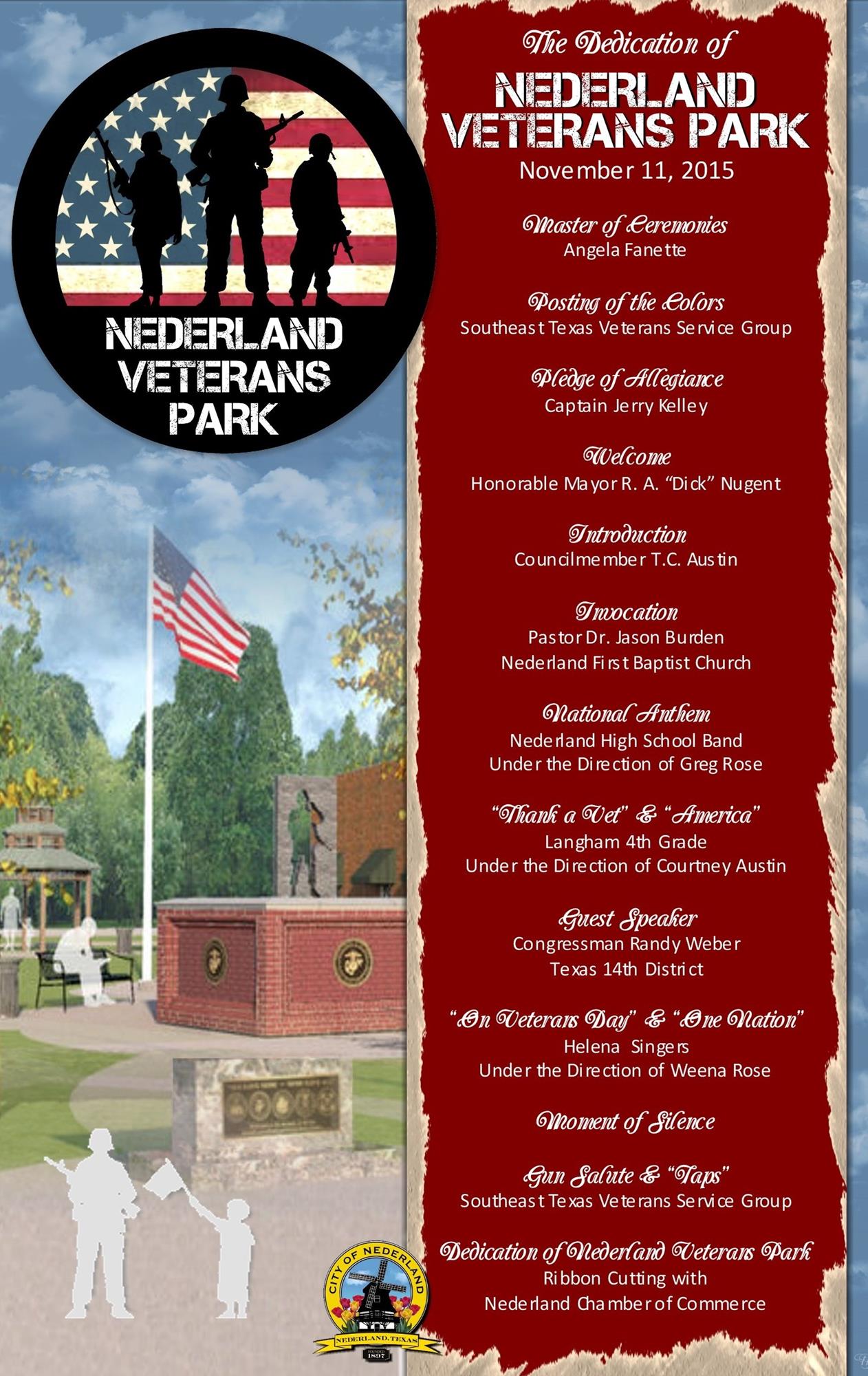 Veterans Park Dedication